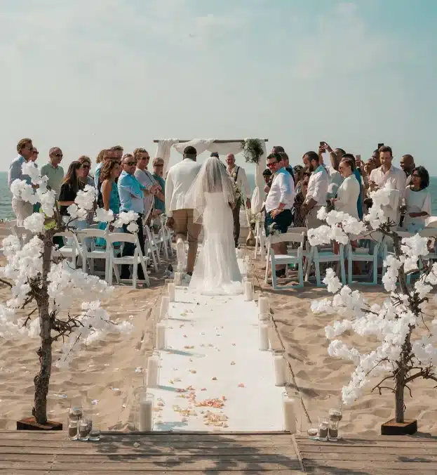 Trouwen op het strand