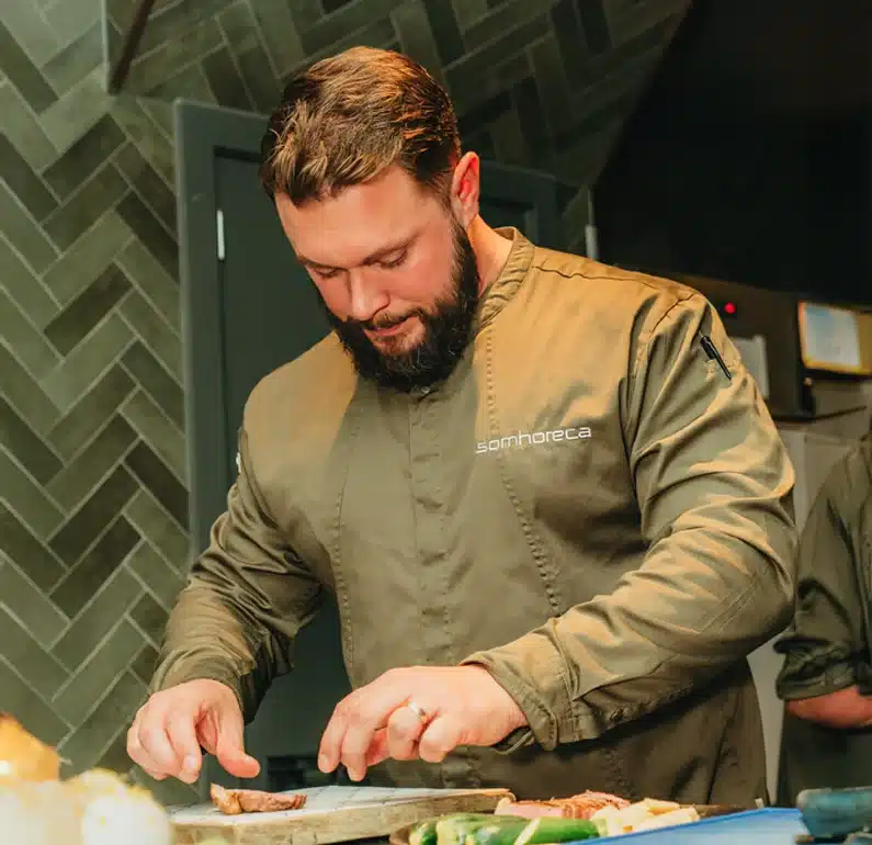 Knallen in de keuken als kok