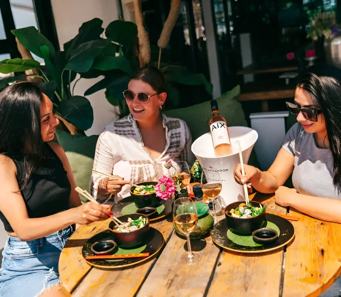 Gezellig samen bij Millers beach